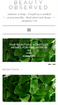 Mobile Screenshot of beautyobserved.com